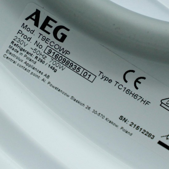  AEG 9000 SERIES OKO- LAVATHERM Absolute Care System