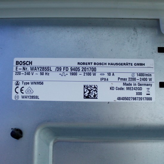 Bosch Home Professional Exclusiv WAY285SL