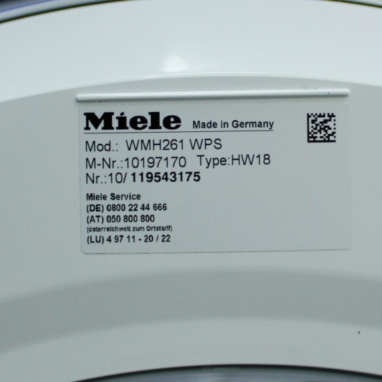 Miele W1 TwinDos WMH 261 WPS